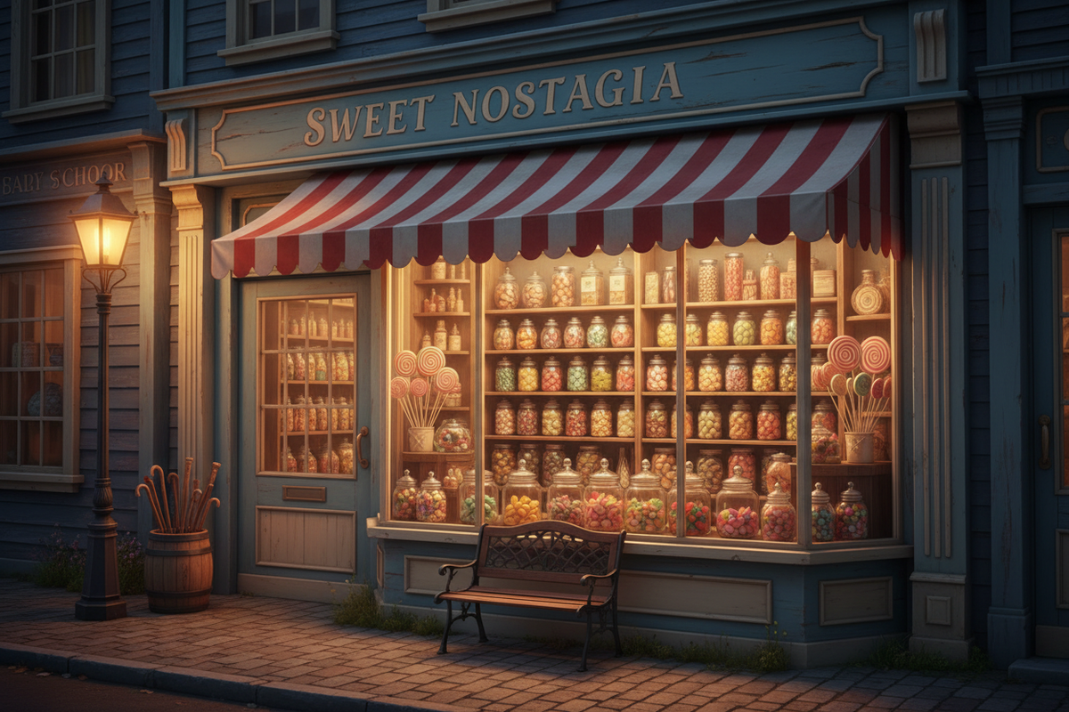 Nostalgic Concession Counter