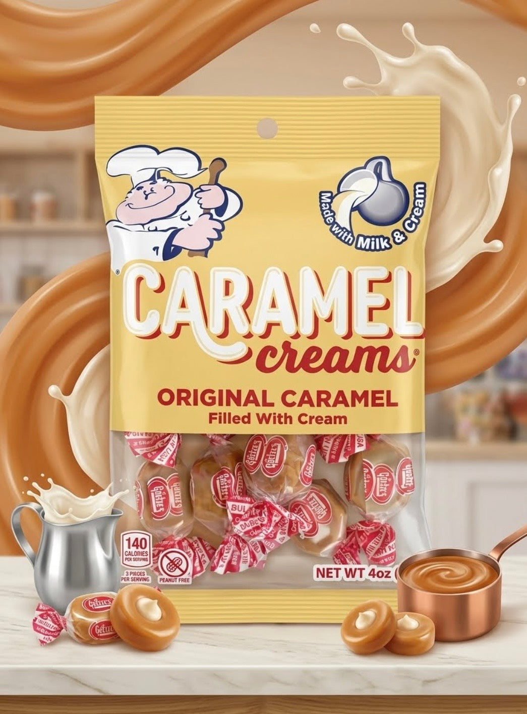 Goetze's Original Caramel Creams (Bulls-Eyes)