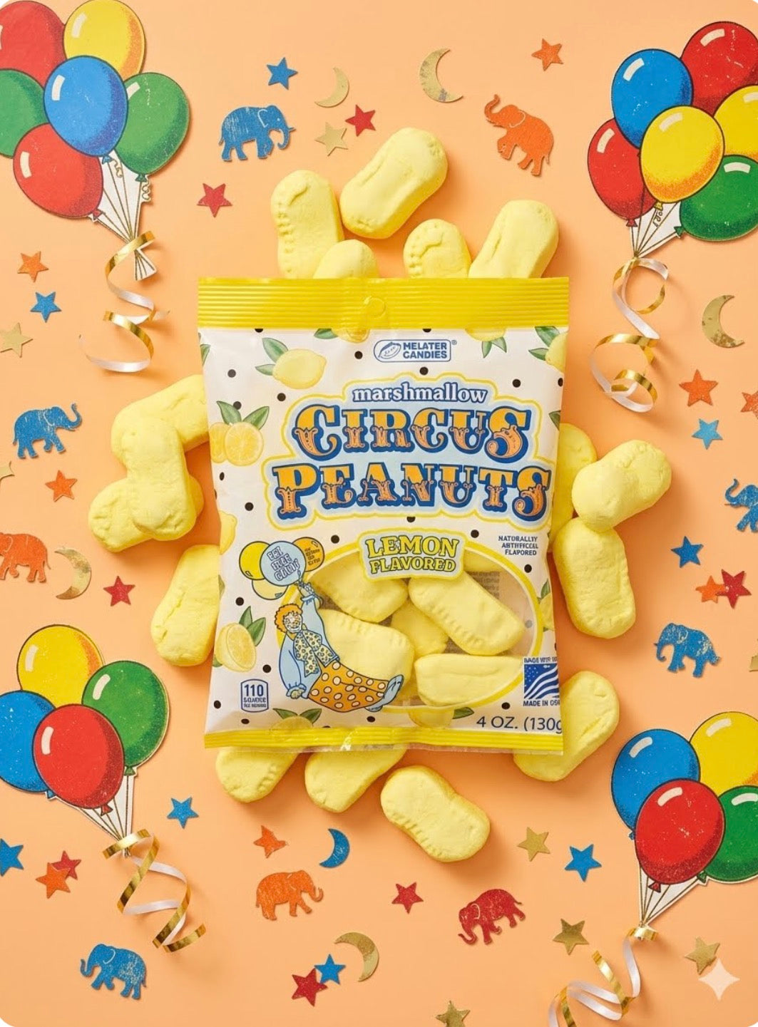 Lemon Circus Peanuts