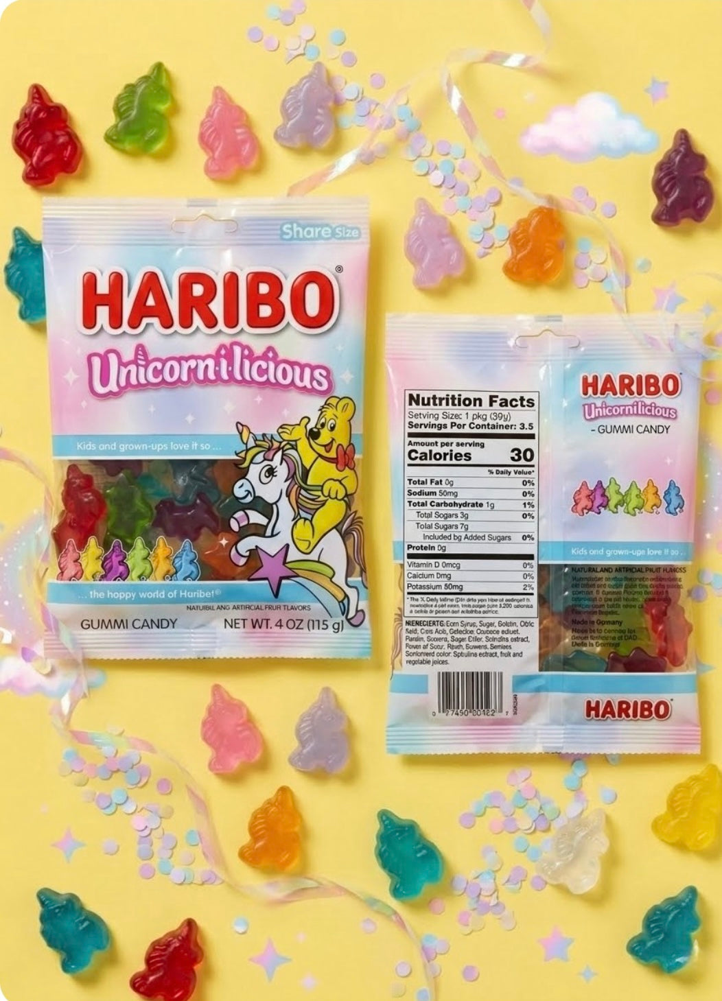 Haribo Unicorn-i-licious Gummi Candy