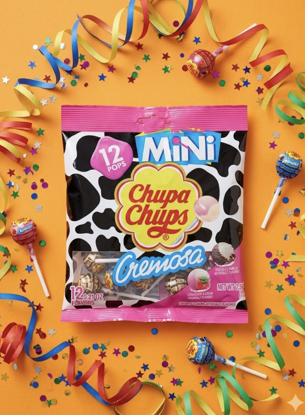 Chupa Chups Mini Cremosa Lollipops
